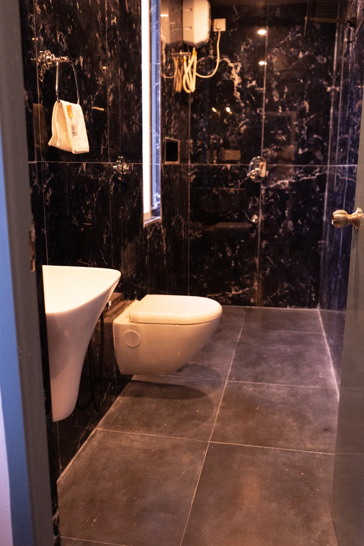 Bathroom and vanity area