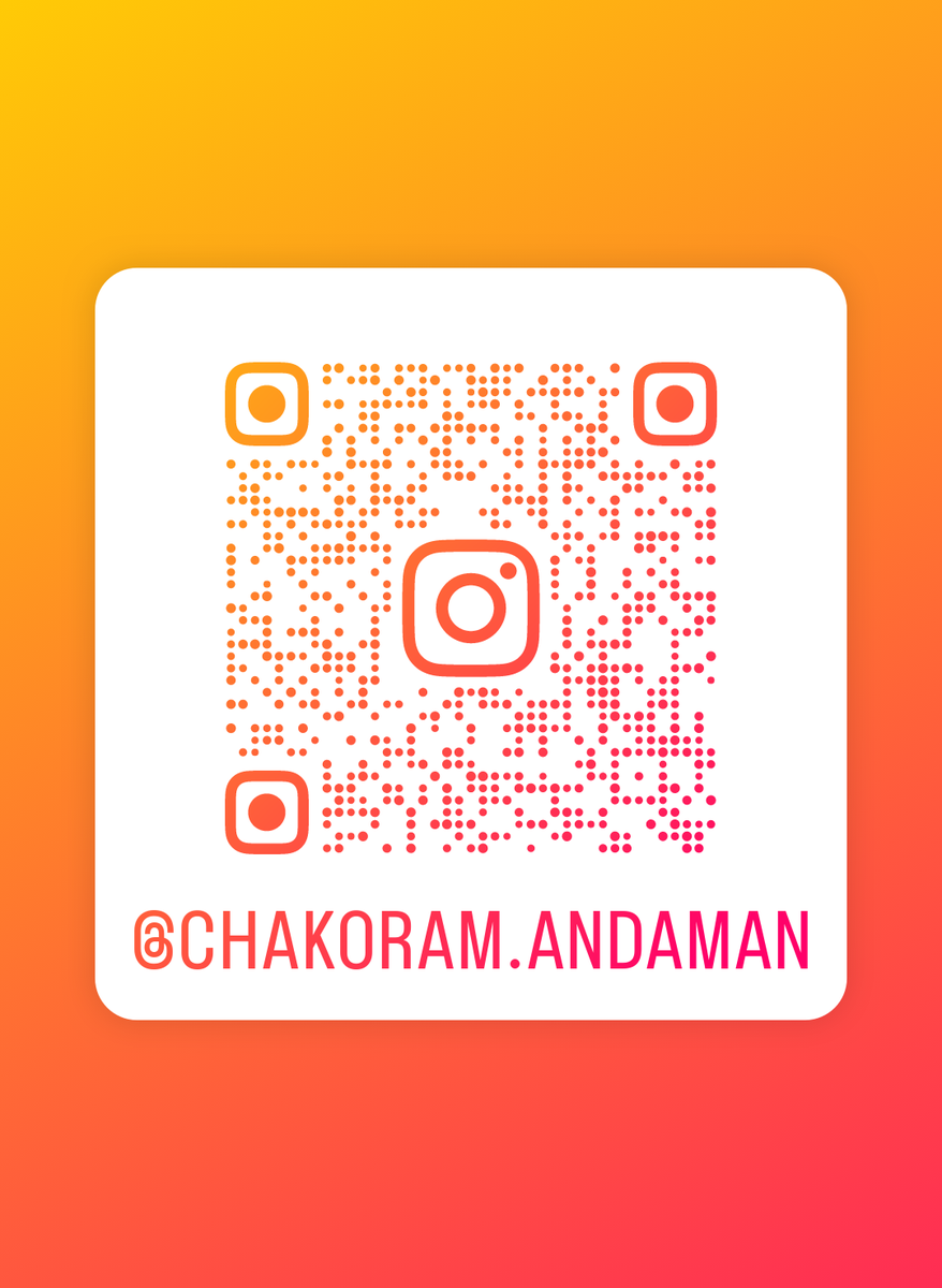 Instagram QR code for Chakoram.andaman